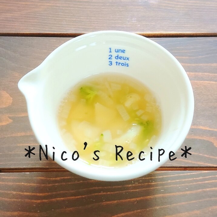離乳食後期 じゃがいものコンソメスープ レシピ 作り方 By Nico 楽天レシピ 離乳食後期 じゃがいものコンソメスープ レシピ 作り方 By Nico 楽天レシピ